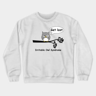 Irritable Owl Syndrome Crewneck Sweatshirt